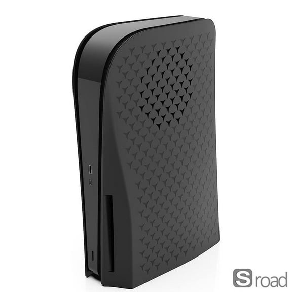 PS5 Faceplate Replacement With Cooling Vents For PlayStation 5 Disc Edition, Shockproof ABS Side Panel Cover With Dust Filter,type B