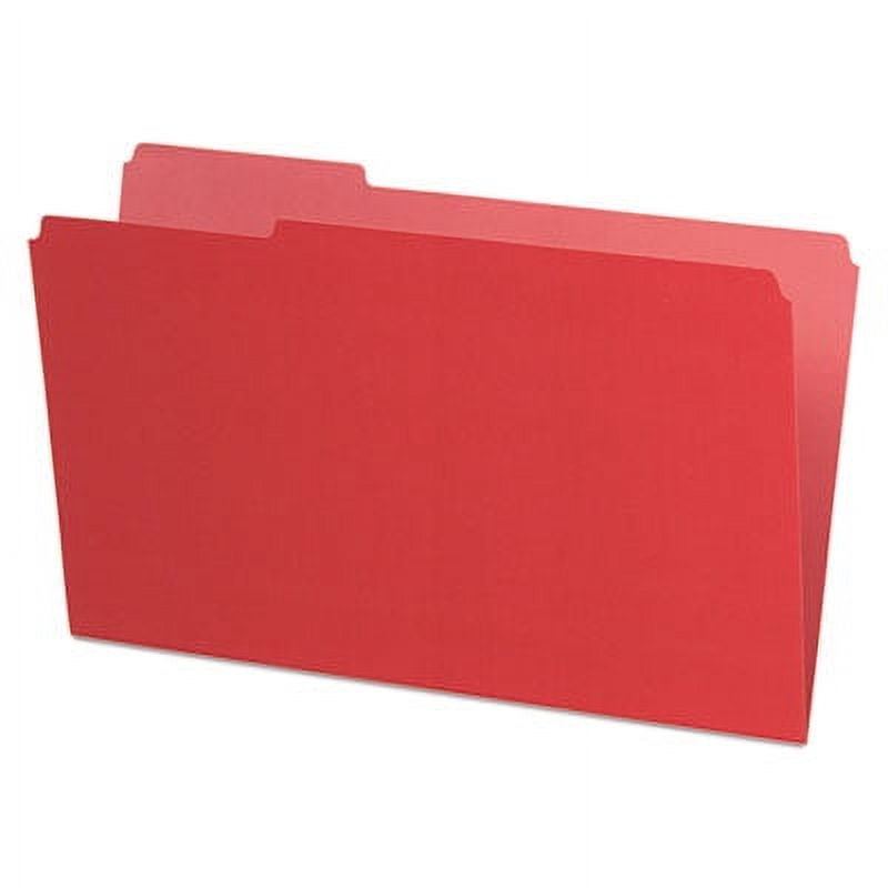 Pendaflex Interior File Folders, 1/3-Cut Tabs, Legal Size, Violet, 100/Box (435013VIO)