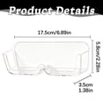 thumbnail image 3 of Eyeglasses Holder, Wall Mounted Sunglasses Storage Organizer, Clear Acrylic Glasses Holder Rack, Compact Wall Display Case for Eyewear Sunglasses and Reading Glasses, Clear, 3 of 4