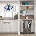 thumbnail image 5 of LALILO Kitchen Curtain Valance Banner With You Boat Anchor Rod Pocket Window Curtain 52"x 18" Set of 2, 5 of 5