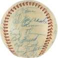 thumbnail image 5 of Roberto Clemente 1957 Pittsburgh Pirates Team Signed Baseball PSA DNA COA, 5 of 7