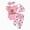A68-Pink, variant on Newborn Baby Girl Ruffle Romper Fall Winter Coming Home Outfit One-piece Jumpsuit(Pink,0-3 Months)