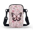 thumbnail image 2 of HELLHERO Colorful Zebra Stripe Pattern Shoulder Bags 2 Zippers Polyester Adult 4.33"x1.97"x7.09" for Outdoor Travel, 2 of 7