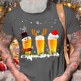 thumbnail image 2 of Camisetas Vintage para hombre, trajes navideños, ropa con gráfico de Papá Noel, ropa informal estilo Hip Hop con cuello redondo Extra grande para hombre, camisetas 2023, 2 of 4