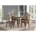 thumbnail image 2 of Pemberly Row 5 Piece Wood Dining Set in Warm Brown, 2 of 8