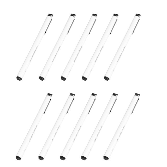 10 Uds Bolígrafos Fineliner tinta negra duraderos impermeables Bling Bling
