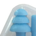 thumbnail image 4 of Vogacara 1 Pair Earplugs Sleeping Noise Reduction Pocket Snoring Silicone Soft Travel Ear Study Protection Earplug Earbuds Reusable Type3 Vogacara MR2190-00B, 4 of 6