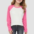 thumbnail image 2 of Gubotare Long Sleeve Shirts for Toddler Girls Girls and Toddlers' Long-Sleeve T-Shirts Soft Kids T Shirts Toddler Cotton Size 3T 4T (Hot Pink,3-4 Years), 2 of 5