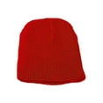 thumbnail image 2 of TopHeadwear GI Short Ribbed Watch Waffle Beanie - Red, 2 of 2
