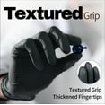 thumbnail image 3 of Supmedic Powder Free Nitrile Disposable Gloves, X-Large, Black, 100 Count, 3 of 7