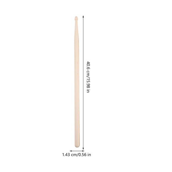 SHOWERORO 2 Pairs Drumsticks for Electronic Drums and Professional Drummers 15.98X0.56X0.56in