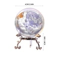 thumbnail image 3 of weibbin Engraved Decorative Crystal Sphere Decorative Quartz Glass Ball, Model Astronomy Sphere, Paperweight Crystal Display Sculpture Home Decor Crafts for Kids Friends, 3 of 6