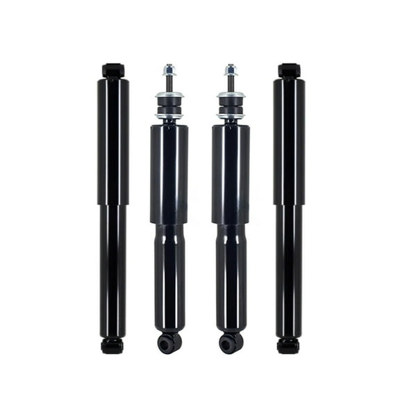 Set of 4 Front-Rear Shock Absorber For 2017 Ford F-450 Super Duty w/o Ride Height Improvement w/ Single Rear Wheels