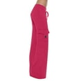 thumbnail image 3 of Bovemsi Womens Pants Cargo Women High Waist Casual Plus Size Flare Leggings With Pockets Workout Wide Leg Yoga Pant Clothes Travel Pants, 3 of 7