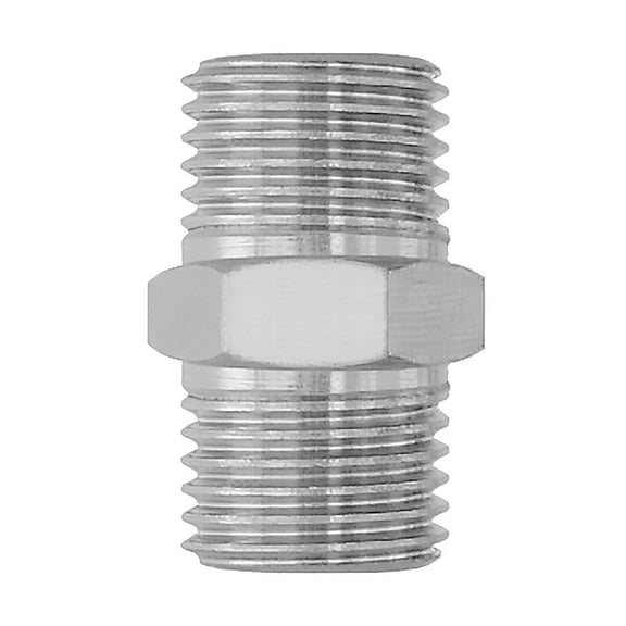 PointZero Airbrush Male-Male Nipple Fitting Hose Coupling 1/4 in. BSP