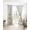 White, variant on Yellow Spring Floral Blackout Curtains 63 Inches Long for Bedroom, Summer Botanical Watercolor Daisy Thermal Insulated Room Darkening Black Out Window Curtain Panels Grommet Drapes for Living Room
