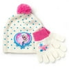 Disney Frozen Girls' 2 Piece Pom Pom Dot Hat and Glove Set