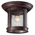 thumbnail image 1 of Z Lite 515F-WB Outdoor Flush Mount Light - Weathered Bronze, 1 of 1