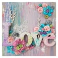 thumbnail image 2 of Cuadros Decorativos Pintura sin marco por números Word Love DIY dibujo hecho a mano sobre lienzo Craft Kit Ndcxsfigh Nuevos Originales, 2 of 9