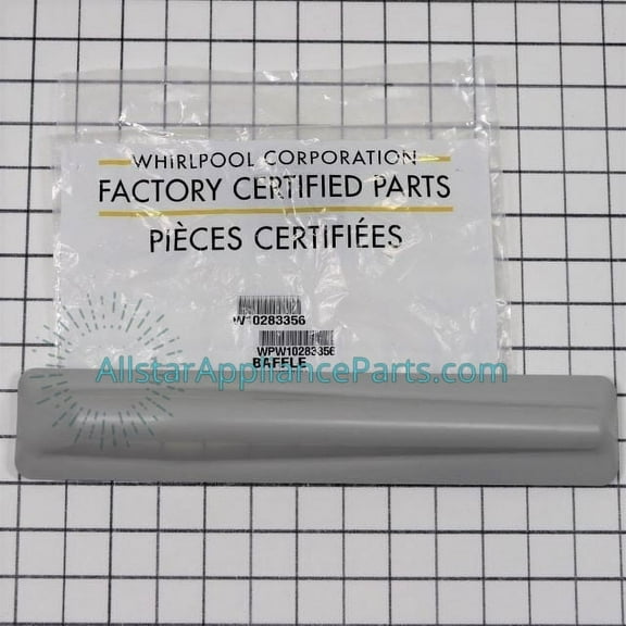 Whirlpool W10283356 Baffle Tub Assembly