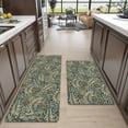 thumbnail image 2 of Anti Fatigue Kitchen Mat Set of 2 Pieces,Farmhouse Blue Kitchen Rugs and Mats,Waterproof Non Slip Memory Foam Cushioned Comfort Kitchen Floor Mat,Padded Kitchen Mats for Standing(17x30+17x47), 2 of 6