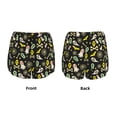 thumbnail image 6 of Goofa cartoon Skull spider web Printed Women 2 in 1 Running Shorts,Quick Dry Athletic Workout Shorts,High Waisted Athletic Shorts with Liner Pockets-Small, 6 of 9