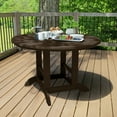 thumbnail image 2 of Highwood's 48" Round Dining Table - Dining Height, Outdoor, Eco-friendly, Synthetic Wood, 2 of 5