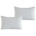 thumbnail image 7 of Legacy Decor 3 PCS Bedspread Quilt Coverlet Reversible Pinsonic Floral Finish All Season Oversized Queen White Color, 7 of 7