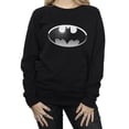 thumbnail image 3 of DC Comics Womens Batman Spot Logo Sweatshirt, 3 of 5