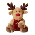 thumbnail image 1 of Muñeco de peluche de Navidad de dibujos animados Sunnimix almohada de reno suave alce de peluche, 1 of 7