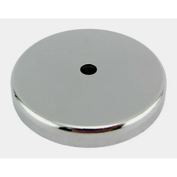 Master Magnetics .375 In. Ceramic Round Base Magnet Silver 65 Lb. Pull 1Pk 07222