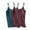 Navy, variant on Fanxing 2 PC Womens Plus Size Yoga Tanks Tops Modal Built-in Bra Padded Camisole Navy,XXL