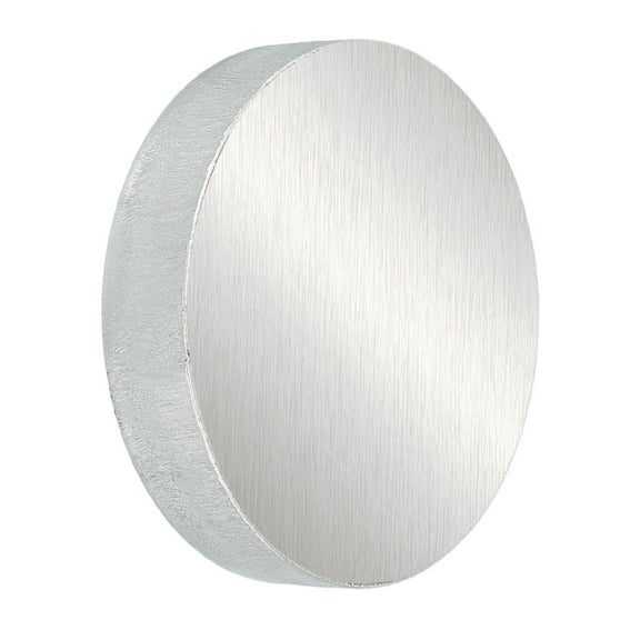6061 Aluminum Disc, 1 Pcs 3.9x7/9 Inch Round Flat Plain Aluminum Plate, Aluminum Metal Plate for Industrial Crafting DIY