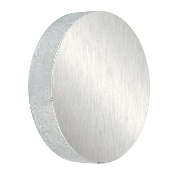 6061 Aluminum Disc, 1 Pcs 3.9x7/9 Inch Round Flat Plain Aluminum Plate, Aluminum Metal Plate for Industrial Crafting DIY