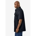 thumbnail image 3 of Boulder Creek By Kingsize Men's Big & Tall Short Sleeve Pilot Shirt, 3 of 5