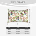 Birds And Flowers Queen Pillow Cases Microfiber Pillowcases 20x30