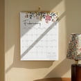 thumbnail image 2 of Wall Calendar 2025, 18 Monthly Calendar from Jan 2025 - Jun 2026, 15 x 12 Inches, Hanging Hook, Twin-Wire Binding, Floral Design Calendar for Easy Organizing (Flora), 2 of 3