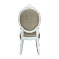 thumbnail image 4 of ACME Versailles  Side Chair  in PU & Bone White Finsih, 4 of 5