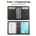 thumbnail image 5 of Men Leather Credit Card Holder RFID Blocking Slim Wallet Money Purse Protector, 5 of 5