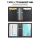 thumbnail image 5 of Men Leather Credit Card Holder RFID Blocking Slim Wallet Money Purse Protector, 5 of 5