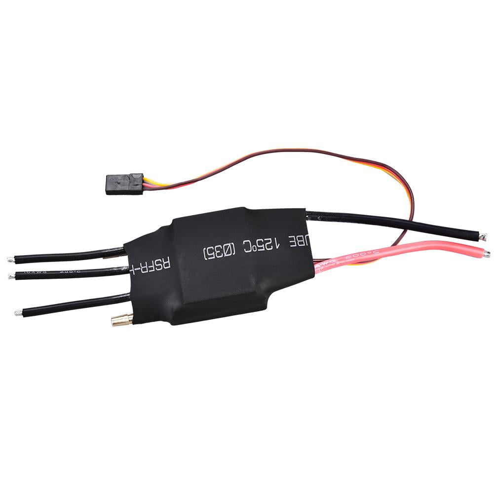 Waterproof Brushless ESC 60A Water Cooling Electronic Speed Controller with 5V//3A UBEC for RC Boat Models Part Watercooled ESC