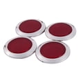 thumbnail image 3 of 8 Pcs Auto Car Plastic Round Reflective Reflector Sticker Red, 3 of 9