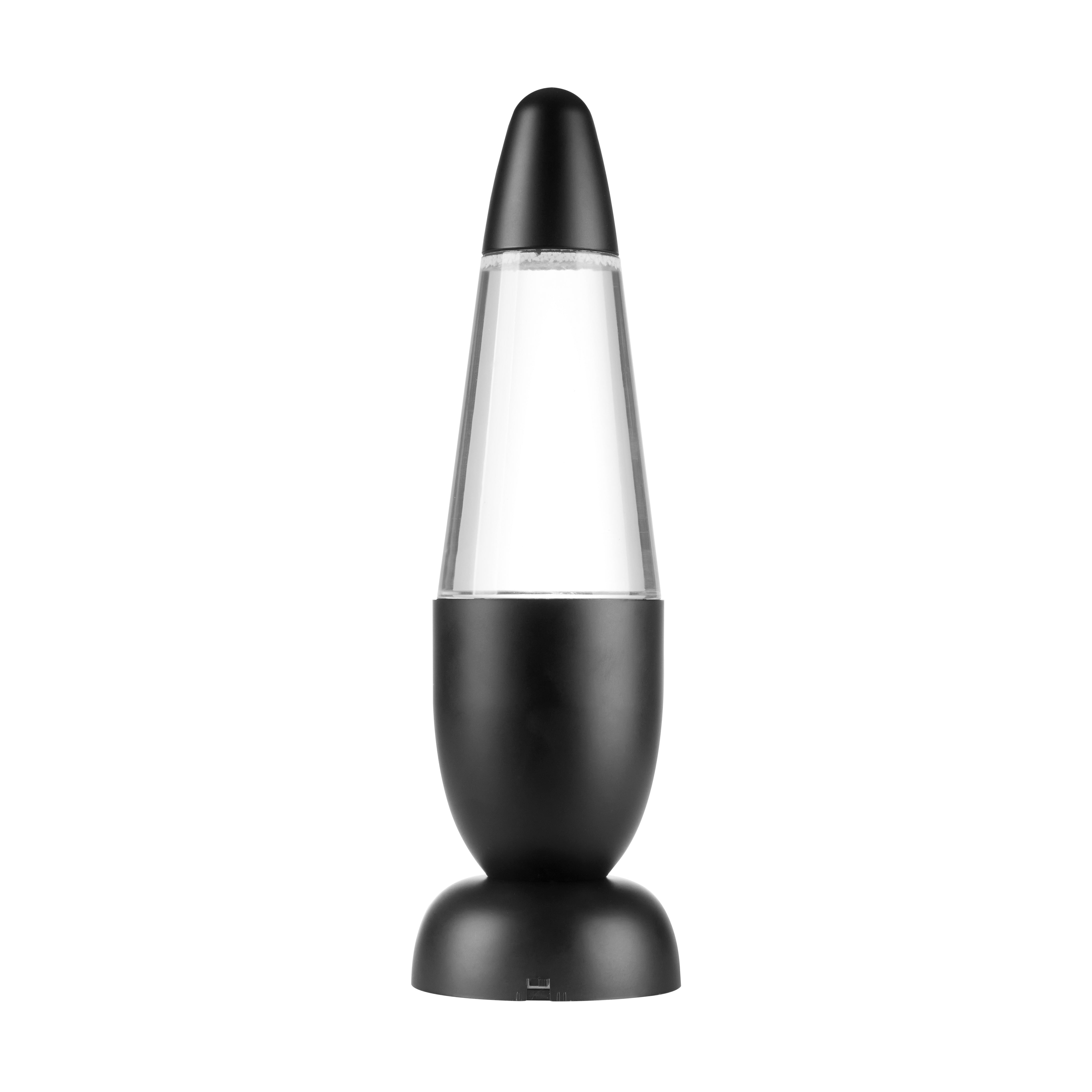 Urban Shop 12" LED Tornado Lamp with Pink Glitter, Battery-Operated, Black Metal Base