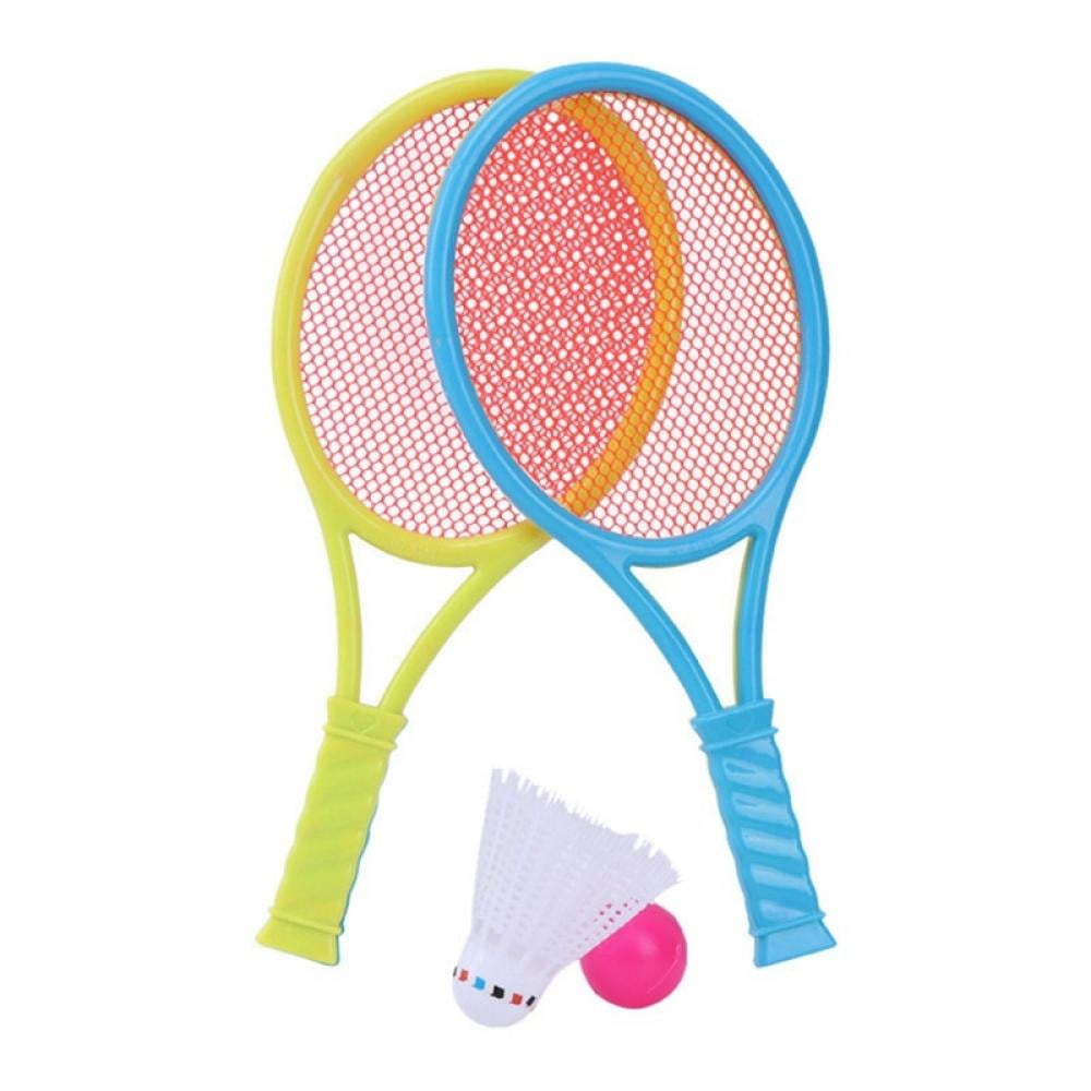 YIMORE Kids Racket Set of 5 with Badminton Tennis Balls Toys Gift for Boys 