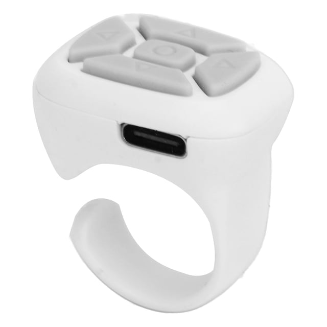 Anillo de Control Remoto Página de Control Remoto Turner Teléfono Celular Control Remoto Cámara Obturador Selfie Botón para Desplazar Video Hacer Clic Me Gusta ANGGREK Otros