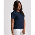 thumbnail image 2 of Hanes Originals Women's Tri-Blend T-Shirt Athletic Navy Heather S, 2 of 7