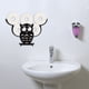 thumbnail image 4 of Soporte de papel higiénico Wdftyju con forma de animales montado en la pared metálico, 4 of 9