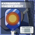 thumbnail image 5 of Pickleball Paddle Carbon Fiber Pickle Ball Rackets For Pros, Lightweight Graphite & Carbon Fiber Paddles With Honeycomb Core, 2 Paddels, 4 Balls & Carry Bag (PR4700/4900), 5 of 5