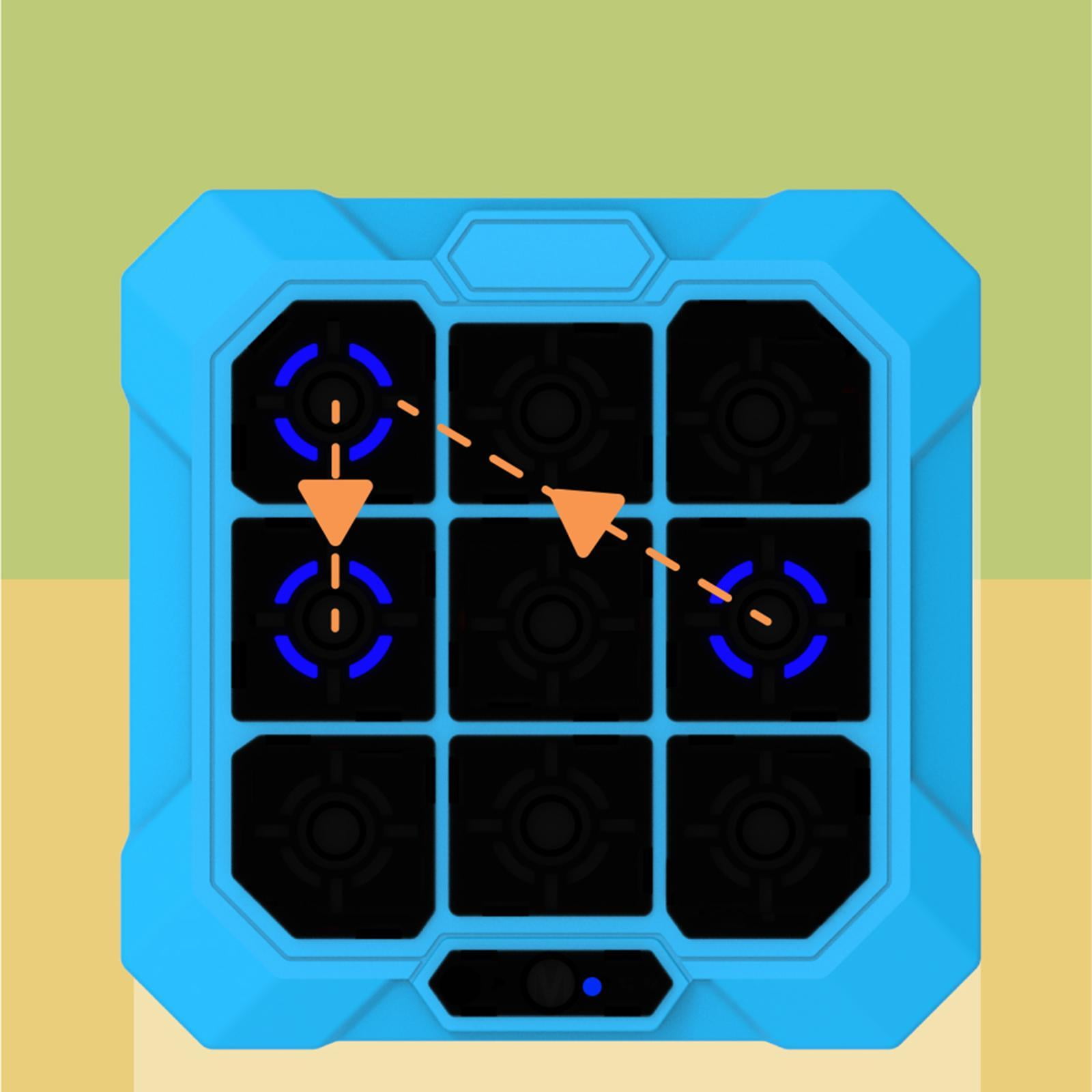 JWQFBC Toe Bolt Game Electronic Gift Road Trips Compact Portable Travel Handheld Puzzle Blue