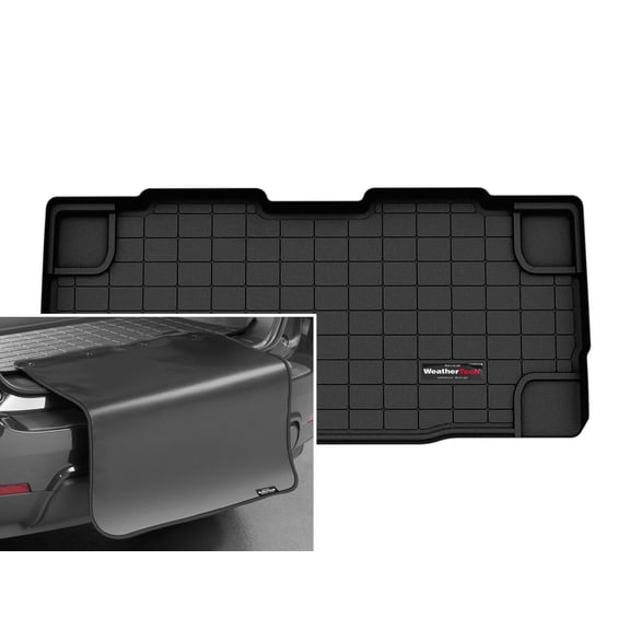 WeatherTech Cargo Trunk Liner with Bumper Protector compatible with 2021-2026 Ford Bronco - Behind 2nd Row w/ Bumper Protector, Black